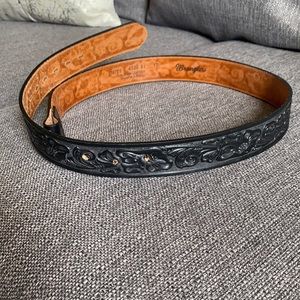 Wrangler Belt with Floral  Design